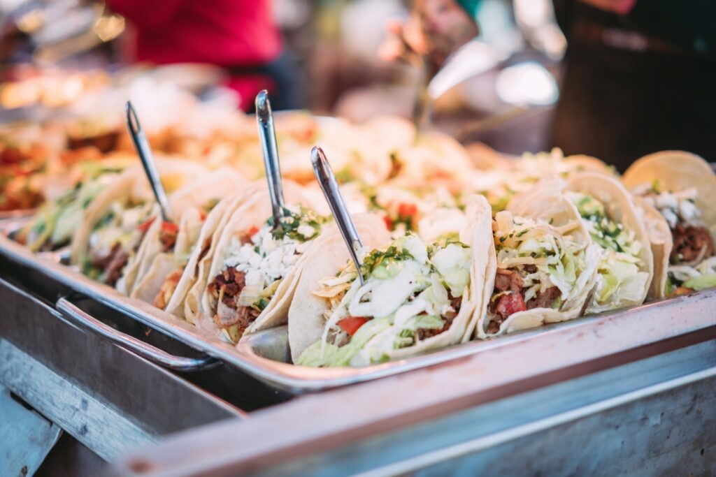 Taco display at the best restaurants in sunrise maor